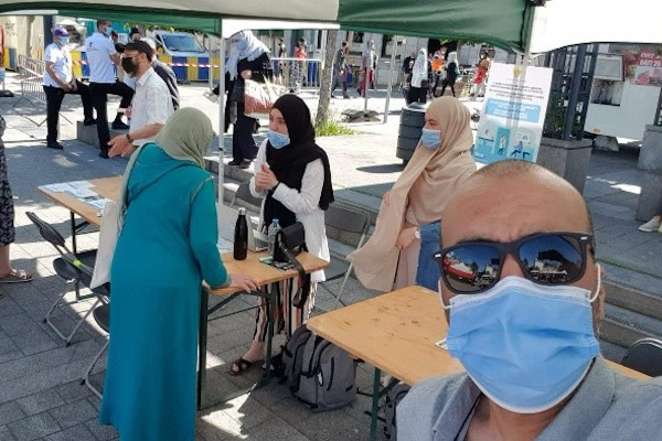 Campagne de sensibilisation au marché Saint-Servais (Place Lehon)